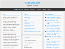 Tablet Screenshot of michaellortz.com